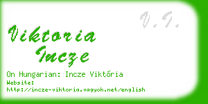 viktoria incze business card