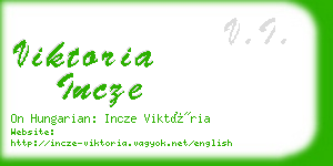 viktoria incze business card